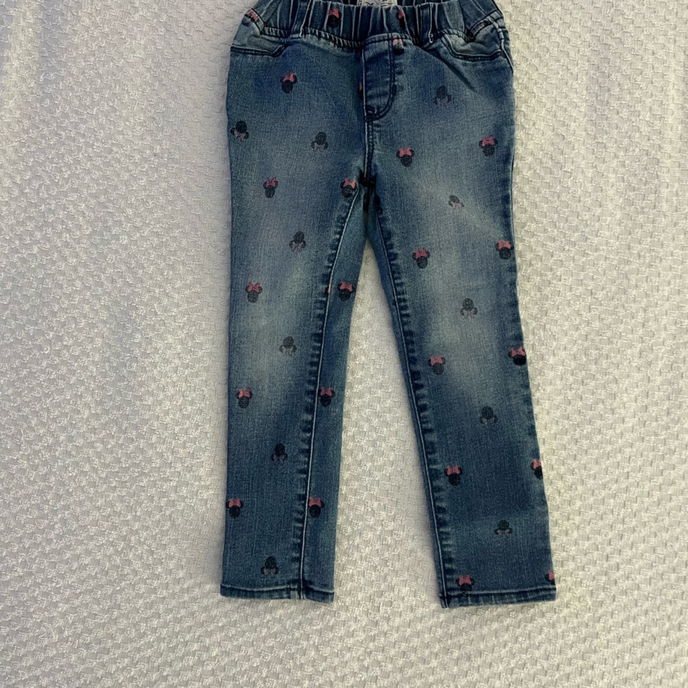 Long blue jeans